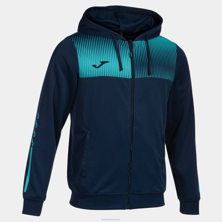joma_82p4r273_d8a7d984d8a3d8b2d8b1d982_d8a7d984d8afd8a7d983d986_d8a7d984d981d98ad8b1d988d8b2_d8a7d984d981d984d988d8b1d98ad8b3.jpg Joma 82P4R273 الأزرق الداكن الفيروز الفلوريسنت سترة مقنعين صديقة للبيئة سوبرنوفا رجال - Image 1