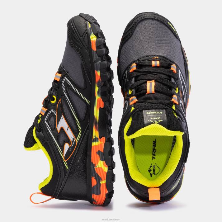 Joma 82P4R2777 أسود حذاء الجري الجري vora jr 23 jr - Image 4
