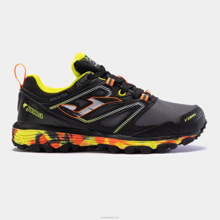 Joma 82P4R2777 أسود حذاء الجري الجري vora jr 23 jr - Image 1