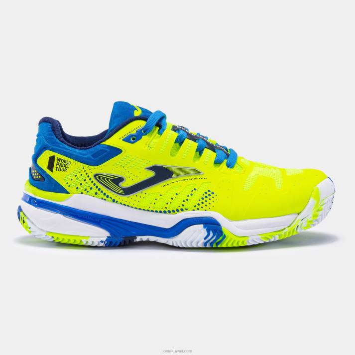 joma_82p4r2793_d8a7d984d981d984d988d8b1d8b3d986d8aa_d8a7d984d8a3d8b5d981d8b1_d8a7d984d8a3d8b2d8b1d982_d8a7d984d985d984d983d98a.jpg Joma 82P4R2793 الفلورسنت الأصفر الأزرق الملكي حذاء سلام جونيور 23 كلاي جونيور - Image 1