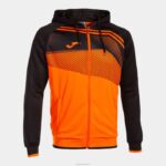 Joma 82P4R2875 برتقالي أسود سوبر نوفا II سترة مقنعين رجال