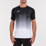 Joma 82P4R287 أسود أبيض رمادي قميص قصير الأكمام النخبة السابع رجال - Image 2