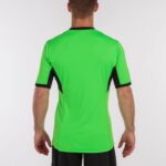 Joma 82P4R289 الجير الأسود قميص بطولة قصيرة الأكمام الرابع رجال - Image 3