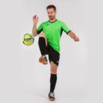 Joma 82P4R289 الجير الأسود قميص بطولة قصيرة الأكمام الرابع رجال - Image 8