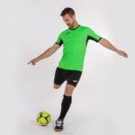 Joma 82P4R289 الجير الأسود قميص بطولة قصيرة الأكمام الرابع رجال - Image 9