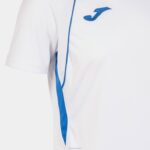 Joma 82P4R2916 أبيض أزرق ملكي قميص بطولة قصيرة الأكمام السابع رجال - Image 4