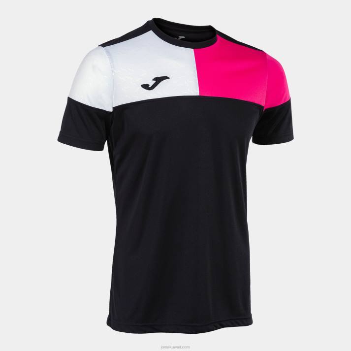 joma_82p4r2920_d8a3d8b3d988d8af_d8a3d8a8d98ad8b6_d988d8b1d8afd98a_d982d985d98ad8b5_d8b7d8a7d982d985_d982d8b5d98ad8b1_d8a7d984d8.jpg Joma 82P4R2920 أسود أبيض وردي قميص طاقم قصير الأكمام v رجال - Image 1