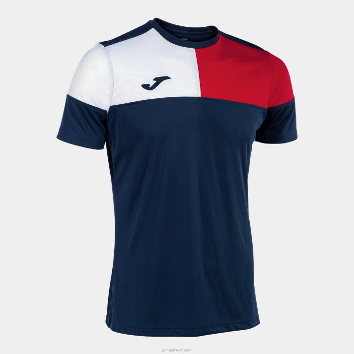 joma_82p4r2922_d8a7d984d8a3d8b2d8b1d982_d8a7d984d8afd8a7d983d986_d8a7d984d8a3d8add985d8b1_d8a7d984d8a3d8a8d98ad8b6_d982d985d98.jpg Joma 82P4R2922 الأزرق الداكن الأحمر الأبيض قميص طاقم قصير الأكمام v رجال - Image 1