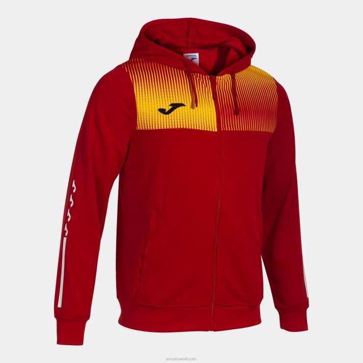 joma_82p4r2926_d8a7d8add985d8b1_d8a7d8b5d981d8b1_d8b3d8aad8b1d8a9_d985d982d986d8b9d98ad986_d8b5d8afd98ad982d8a9_d984d984d8a8d9.jpg Joma 82P4R2926 احمر اصفر سترة مقنعين صديقة للبيئة سوبرنوفا رجال - Image 1