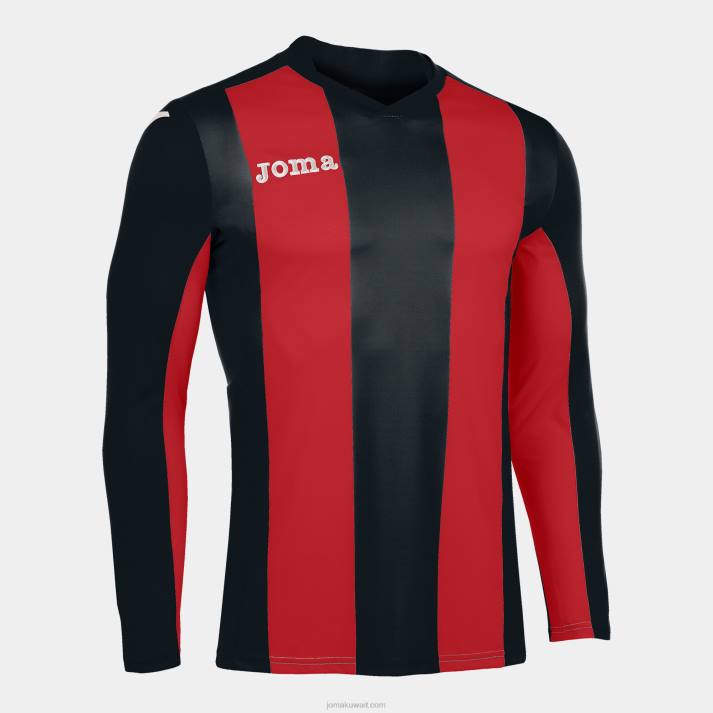 joma_82p4r2936_d8a3d8add985d8b1_d8a3d8b3d988d8af_d982d985d98ad8b5_d8a8d98ad8b2d8a7_d983d985_d8b7d988d98ad984_d8b1d8acd8a7d984.jpg Joma 82P4R2936 أحمر أسود قميص بيزا كم طويل رجال - Image 1