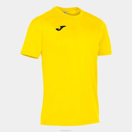 Joma 82P4R2973 أصفر قميص قصير الأكمام قوي رجال
