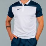 Joma 82P4R2988 أبيض كحلي قميص بولو بأكمام قصيرة هواية II رجال - Image 2