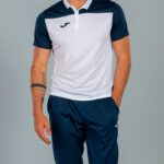 Joma 82P4R2988 أبيض كحلي قميص بولو بأكمام قصيرة هواية II رجال - Image 3