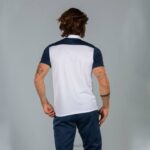 Joma 82P4R2988 أبيض كحلي قميص بولو بأكمام قصيرة هواية II رجال - Image 7