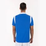 Joma 82P4R2990 أزرق ملكي أبيض بطولة قميص بولو بأكمام قصيرة v رجال - Image 3