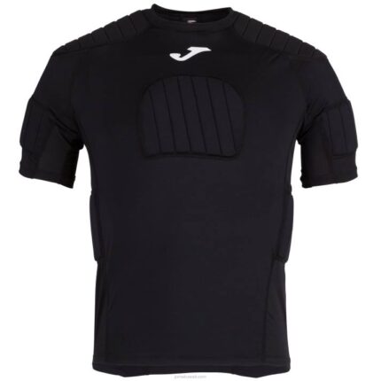 Joma 82P4R2991 أسود قميص قصير الأكمام protec رجال