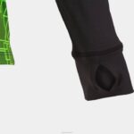 Joma 82P4R3025 أسود أخضر نيون قميص من النوع الثقيل النخبة الثامن رجال - Image 4