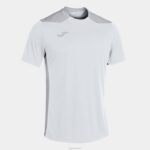 Joma 82P4R3032 ابيض رمادي بطولة قميص قصير الأكمام سادسا رجال