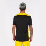 Joma 82P4R3033 أصفر مسود بطولة قميص قصير الأكمام سادسا رجال - Image 3