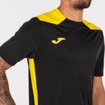 Joma 82P4R3033 أصفر مسود بطولة قميص قصير الأكمام سادسا رجال - Image 6