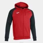 Joma 82P4R3035 أحمر أسود أكاديمية جاكيت مقنع رابعًا رجال