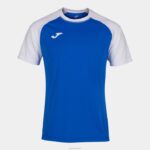 Joma 82P4R3047 أزرق ملكي أبيض قميص قصير الأكمام للعمل الجماعي رجال - Image 4