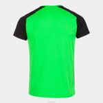 Joma 82P4R3049 نيون أخضر أسود قميص قصير الأكمام سجل الثاني رجال - Image 11