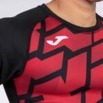 Joma 82P4R3050 أسود أحمر قميص بأكمام قصيرة myskin iii رجال - Image 5