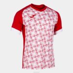 Joma 82P4R3064 احمر ابيض قميص بأكمام قصيرة سوبر نوفا iii رجال