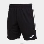 Joma 82P4R3073 أسود أبيض بطولة برمودا السراويل البيئية رجال