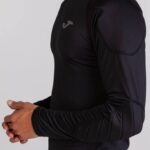 Joma 82P4R3084 أسود قميص طويل الأكمام protec رجال - Image 3