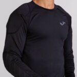 Joma 82P4R3084 أسود قميص طويل الأكمام protec رجال - Image 4