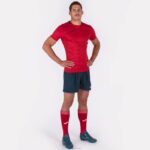Joma 82P4R3087 أحمر قميص قصير الأكمام myskin الثاني رجال - Image 12
