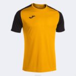 Joma 82P4R3093 العنبر الأسود قميص بأكمام قصيرة أكاديمية رابعا رجال