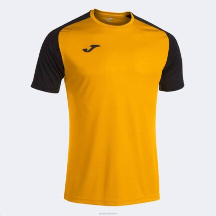 Joma 82P4R3093 العنبر الأسود قميص بأكمام قصيرة أكاديمية رابعا رجال