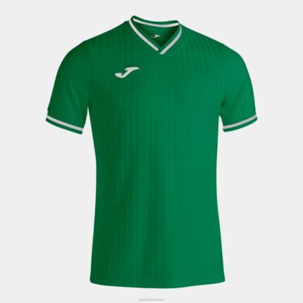 Joma 82P4R3099 أخضر قميص قصير الأكمام toletum iii رجال
