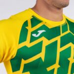 Joma 82P4R3106 الأخضر الأصفر قميص بأكمام قصيرة myskin iii رجال - Image 5