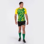 Joma 82P4R3106 الأخضر الأصفر قميص بأكمام قصيرة myskin iii رجال - Image 6