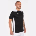 Joma 82P4R3121 أسود أبيض بطولة قميص قصير الأكمام سادسا رجال - Image 2