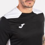 Joma 82P4R3121 أسود أبيض بطولة قميص قصير الأكمام سادسا رجال - Image 3