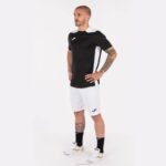 Joma 82P4R3121 أسود أبيض بطولة قميص قصير الأكمام سادسا رجال - Image 5