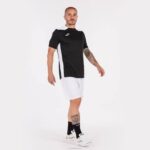 Joma 82P4R3121 أسود أبيض بطولة قميص قصير الأكمام سادسا رجال - Image 6