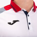 Joma 82P4R3129 أبيض كحلي قميص بولو قصير الأكمام أساسي الثاني رجال - Image 4