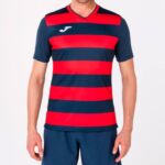 Joma 82P4R3130 الأزرق الداكن الأحمر قميص بأكمام قصيرة europa iv رجال - Image 2