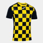 Joma 82P4R3131 أصفر مسود قميص بأكمام قصيرة العلم الثاني رجال