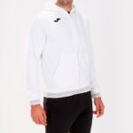 Joma 82P4R3137 أبيض سترة مقنعين في الحرم الجامعي ثالثا رجال - Image 2