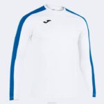 Joma 82P4R3139 أبيض أزرق ملكي أكاديمية قميص بأكمام طويلة III رجال