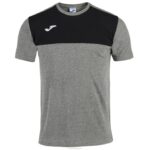 Joma 82P4R3142 مزيج أسود رمادي الفائز قميص قصير الأكمام رجال