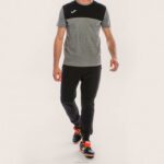 Joma 82P4R3142 مزيج أسود رمادي الفائز قميص قصير الأكمام رجال - Image 3