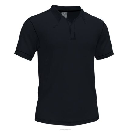 Joma 82P4R3143 أسود قميص بولو بأكمام قصيرة pasarela III رجال